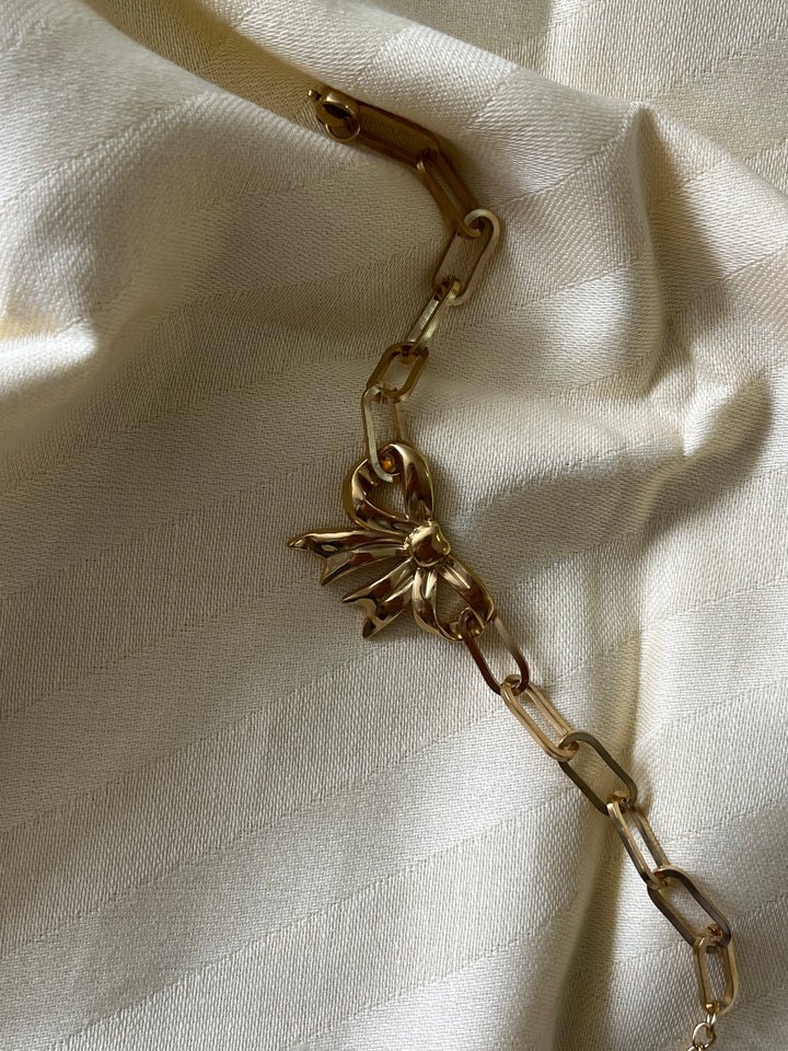 Kurdele Detay Çelik Bileklik