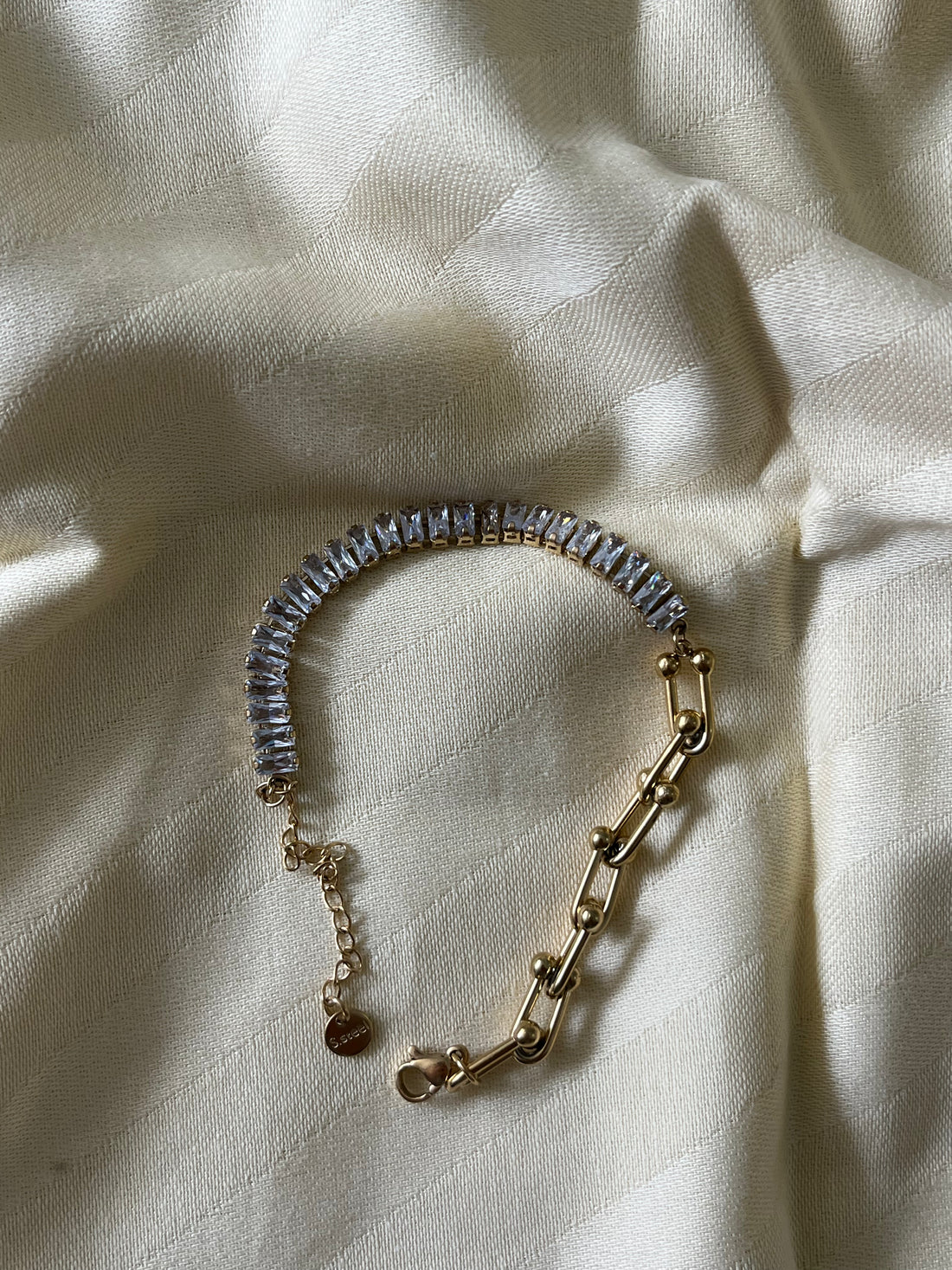 Su Yolu Detay Çelik Bileklik