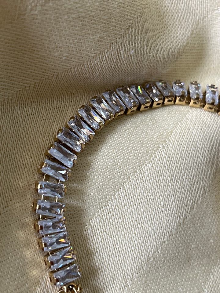 Su Yolu Detay Çelik Bileklik