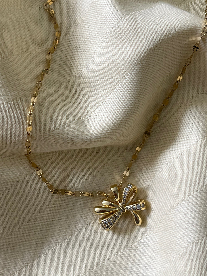 Kurdele Detay Çelik Kolye