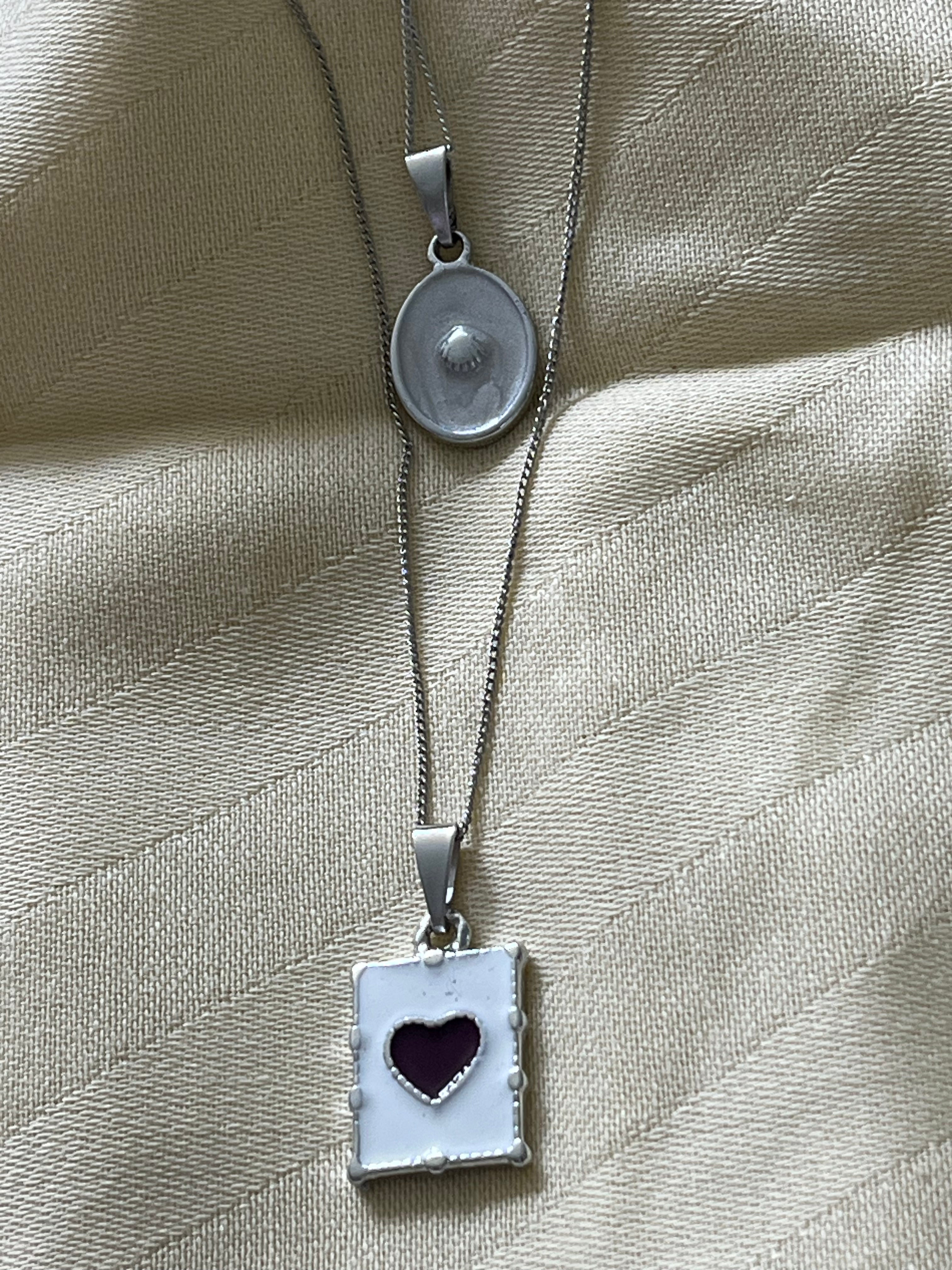 İkili Kombin Çelik Kolye