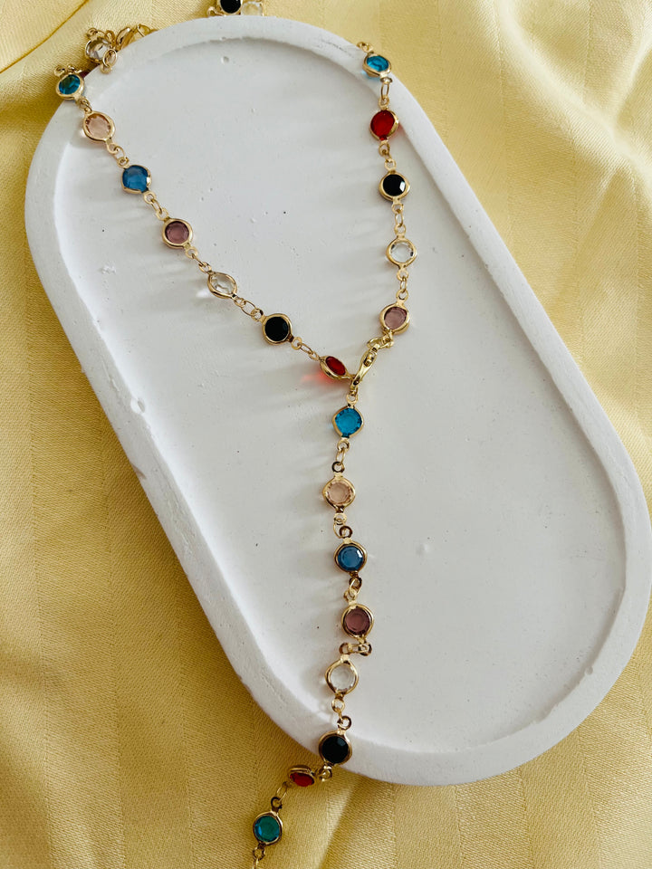 Tam Tur Element Y Çelik Kolye